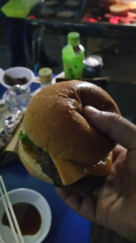 ヤマヒロ運輸のBBQに突撃 3 激うまハンバーガー