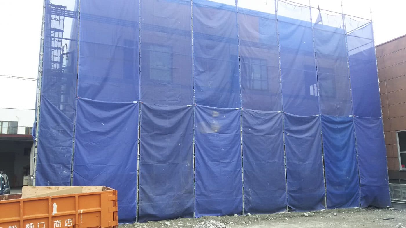 運送拠点が出来ていく!新社屋建造レポート2in東大阪 5 新社屋が形になってきた