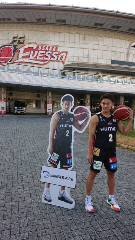 山田運送は大阪エヴェッサの公式トップパートナーです! 5 伊藤選手 大阪エヴェッサ