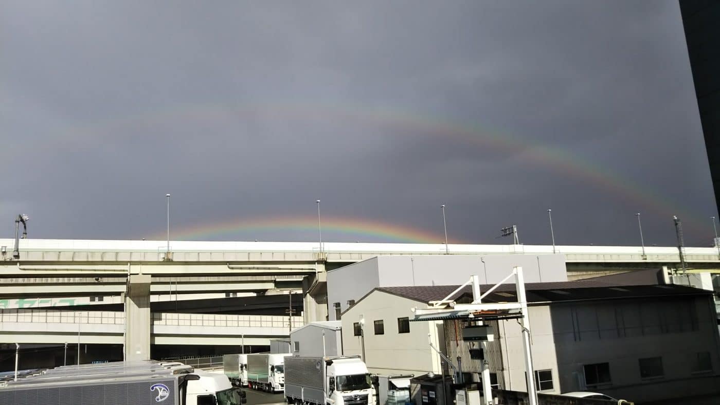 【2020】今年も一年ありがとうございました。 1 幸せを呼ぶ。ダブルレインボー。