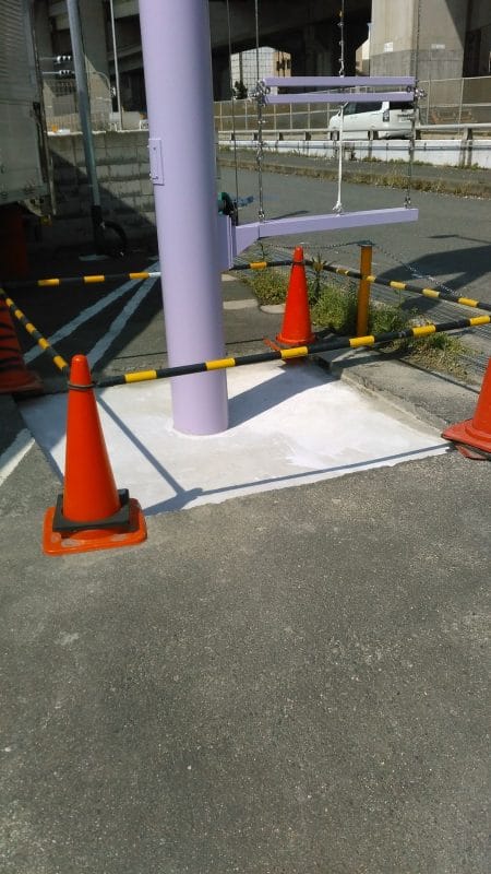 新たな自社PR!ポール看板を北側に設置しました! 3 5769cc159f5065b0853a89157ca4540a